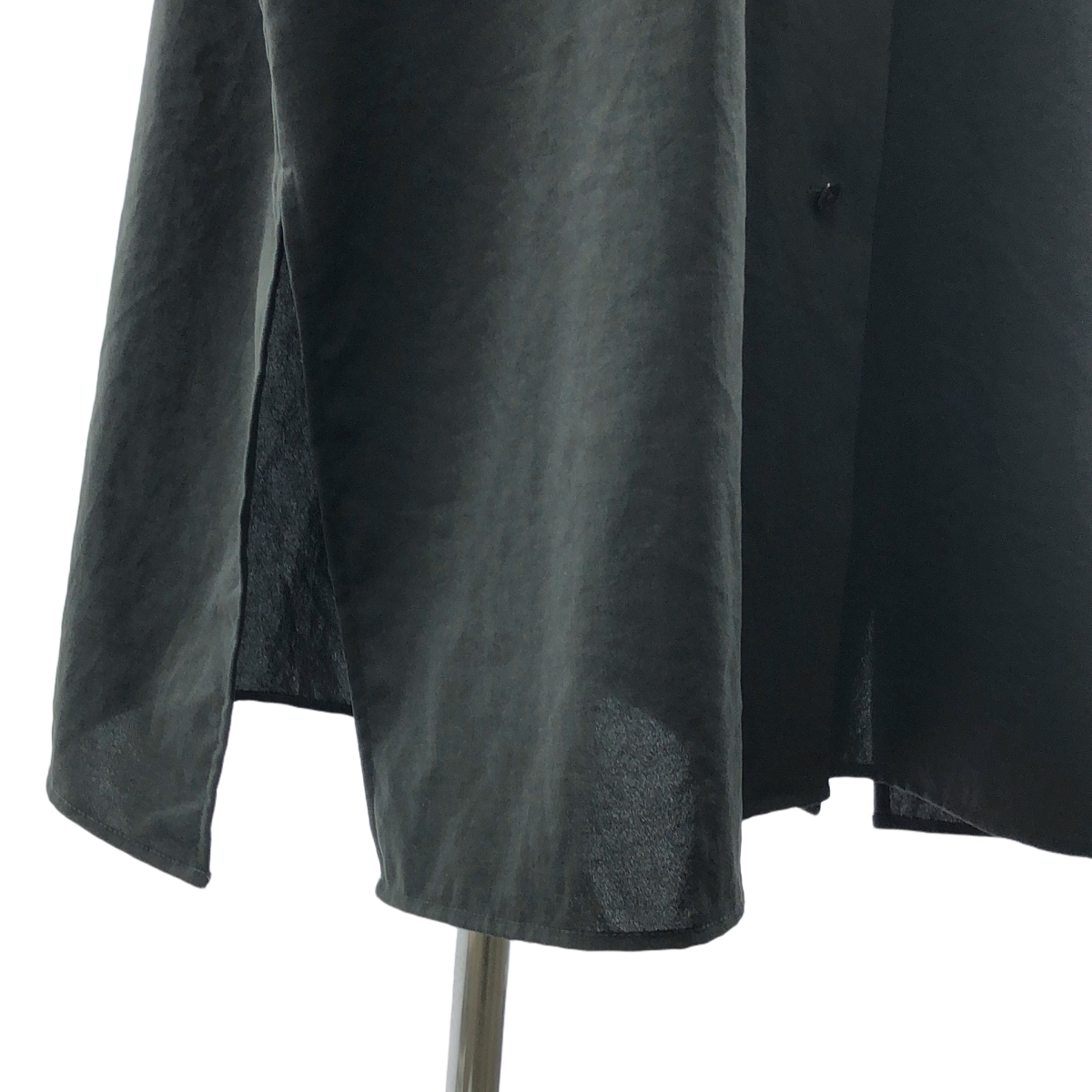 mizuiroind / ミズイロインド オープンカラー スリット シャツ ワンピース