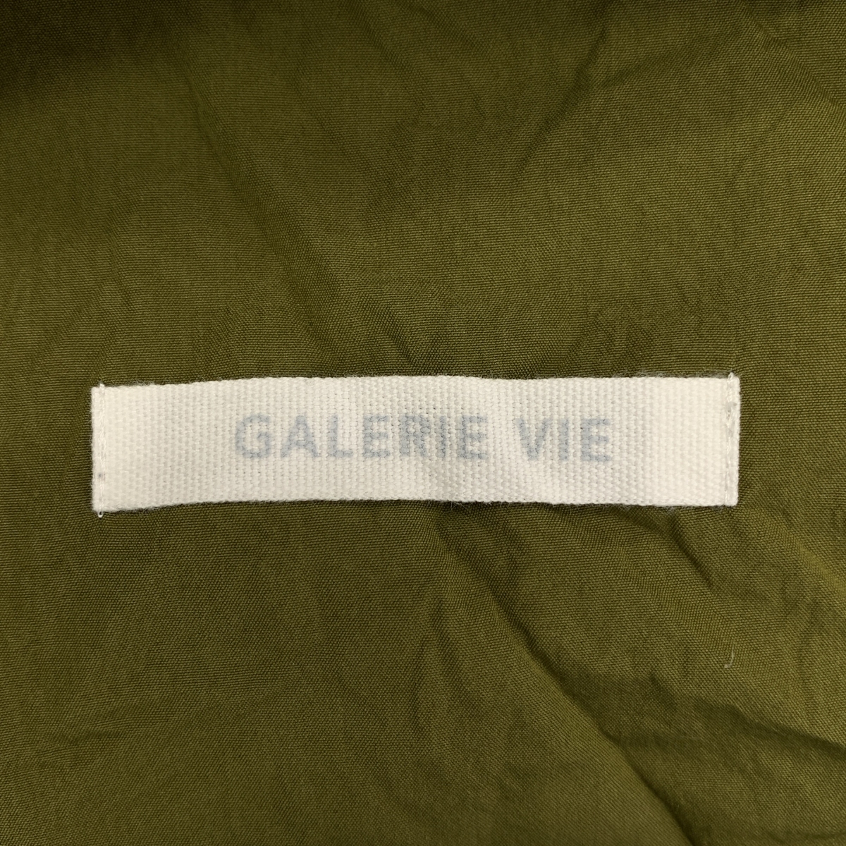 GALERIE VIE / ギャルリーヴィー コットンシルクウェザー クルーネックワンピース