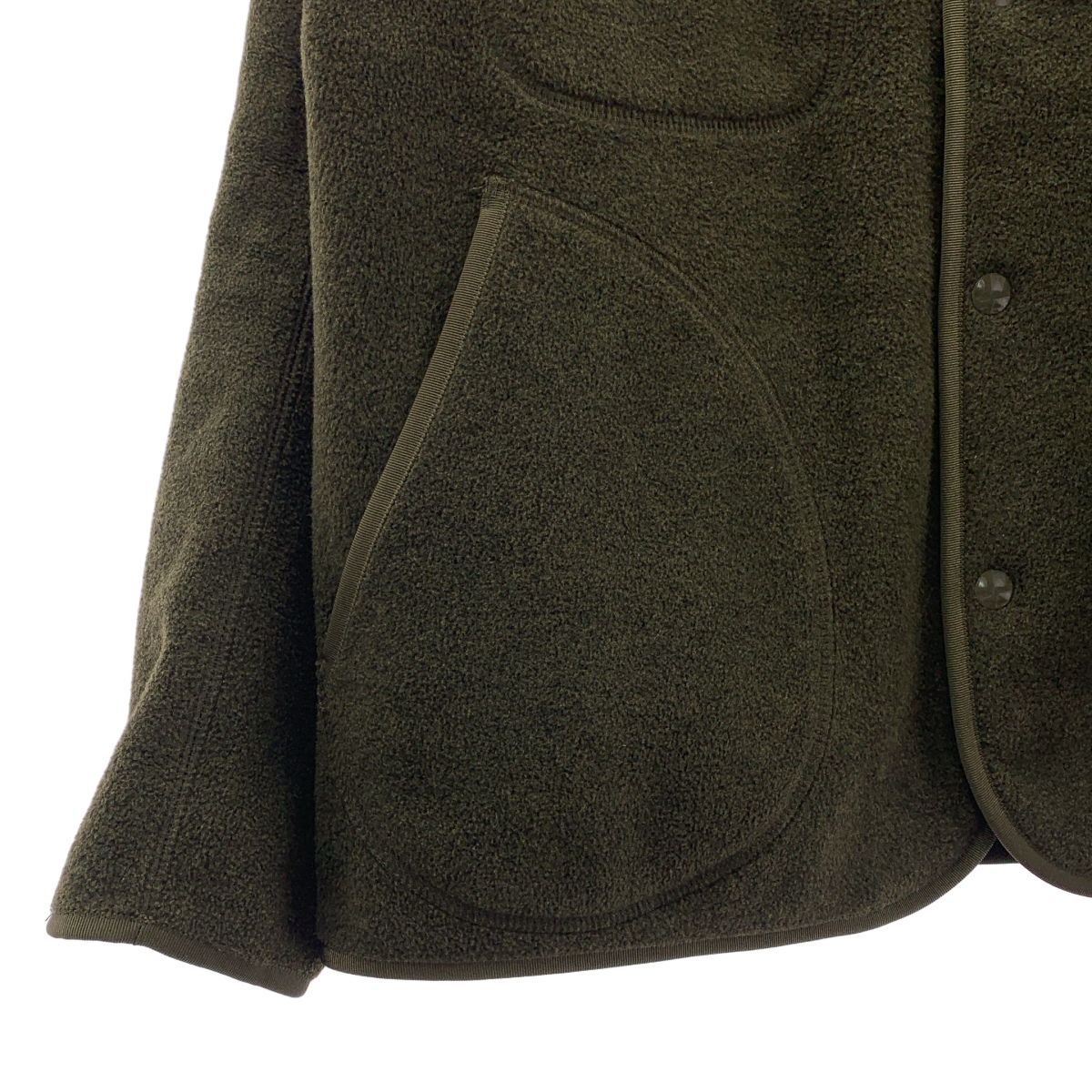 DANTON / ダントン ノーカラー フリースジャケット