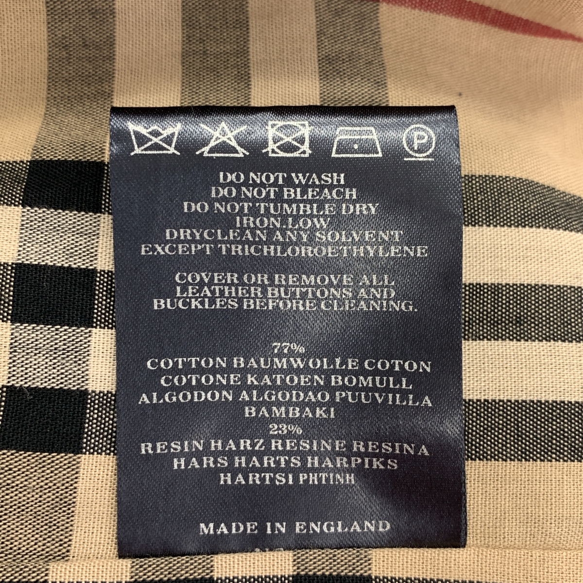 BURBERRY LONDON / バーバリーロンドン ノバチェック ステンカラーコート