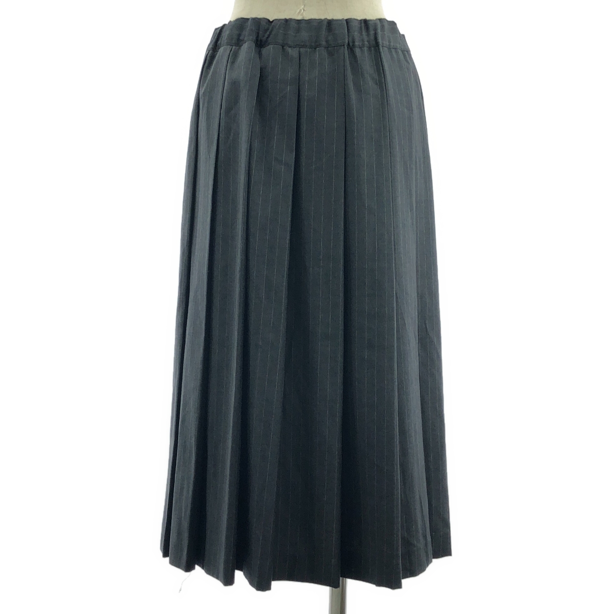 COMME des GARCONS COMME des GARCONS / コムコム タック チョークストライプ ギャザー イージースカート