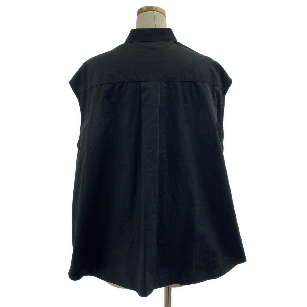 sacai / サカイ コットン ドッキング ノースリーブ シャツ