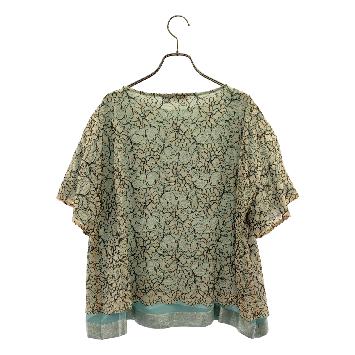 ADORE / アドーア フラワーレース プルオーバー 半袖ブラウス