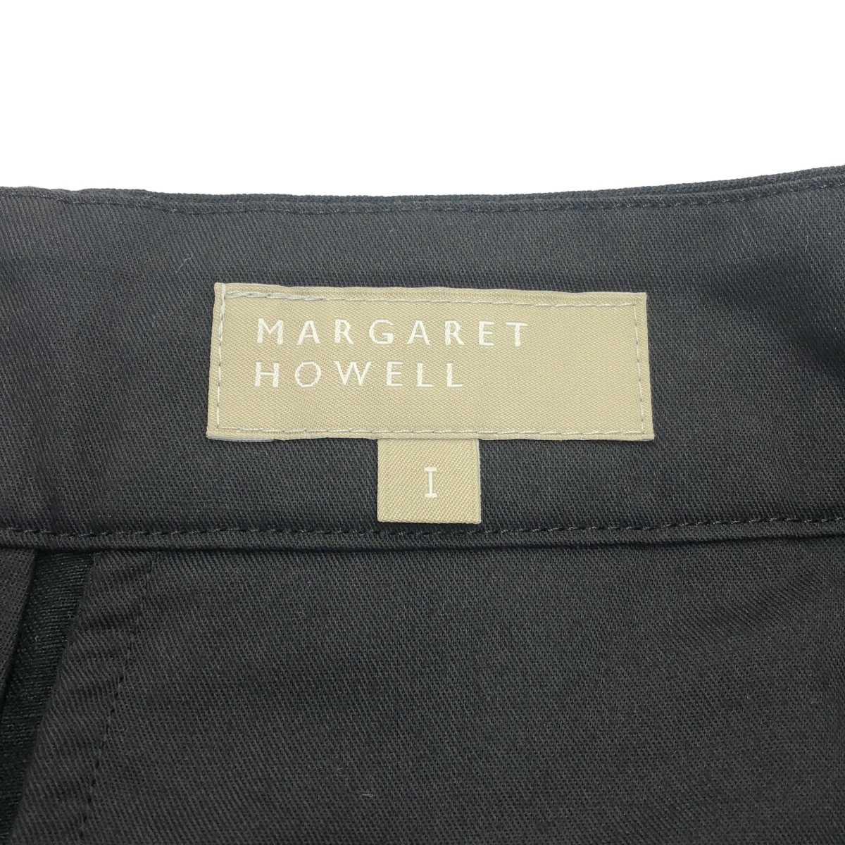 MARGARET HOWELL / マーガレットハウエル リネン コットン ドローストリング ストレートパンツ