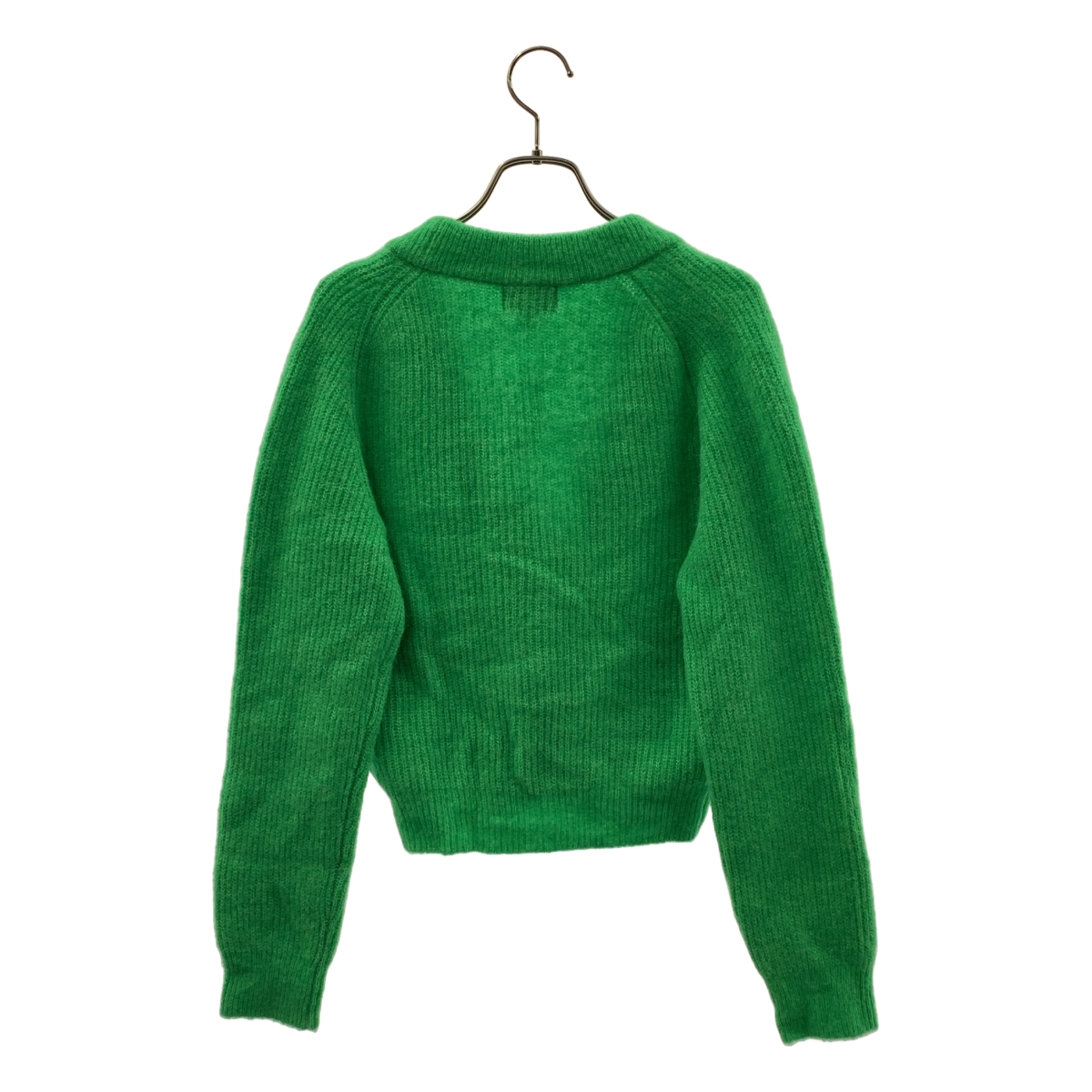 Ganni / ガニー アルパカ混 ビジューボタン Vネック ニットカーディガン