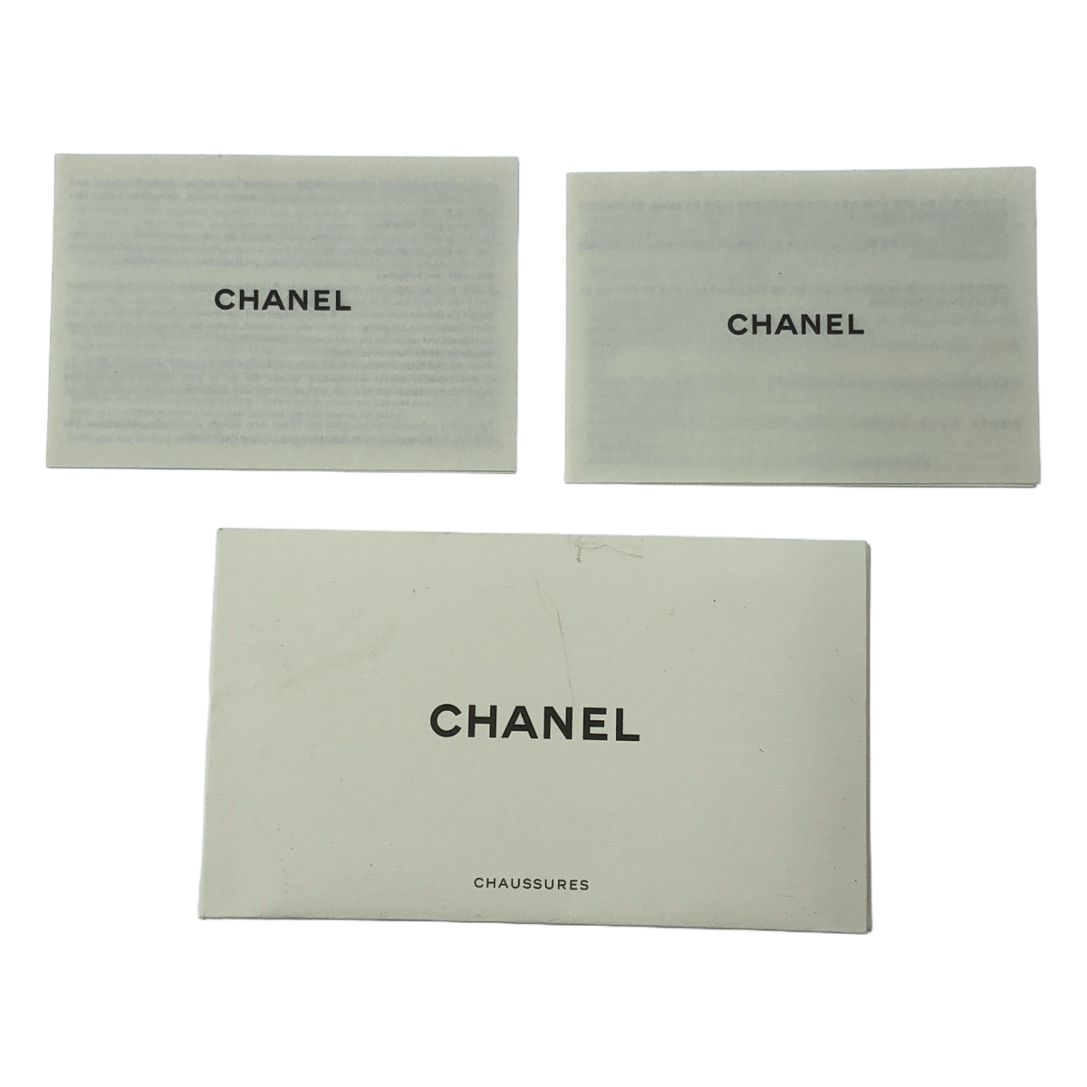 CHANEL / シャネル レザー マトラッセ バイカラー ストラップ フラット シューズ
