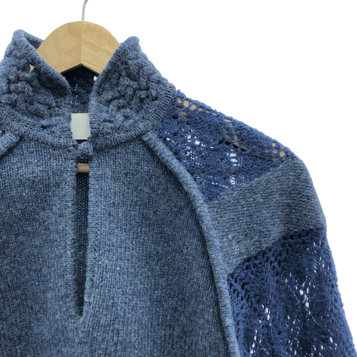 Mame Kurogouchi / マメクロゴウチ ウールブレンド ハイネック ニット プルオーバー