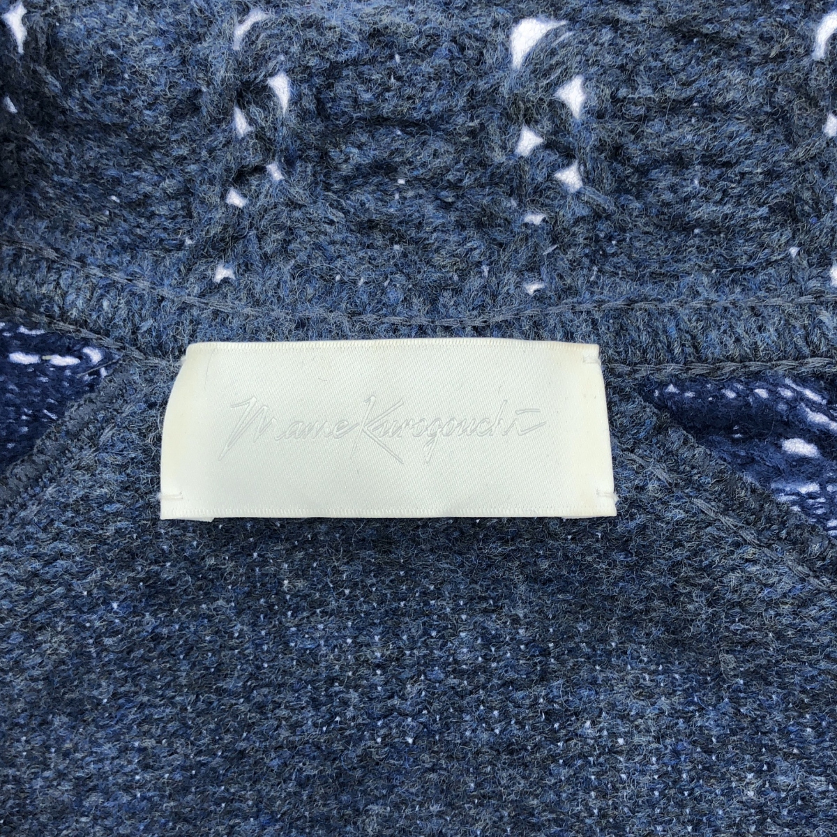 Mame Kurogouchi / マメクロゴウチ ウールブレンド ハイネック ニット プルオーバー