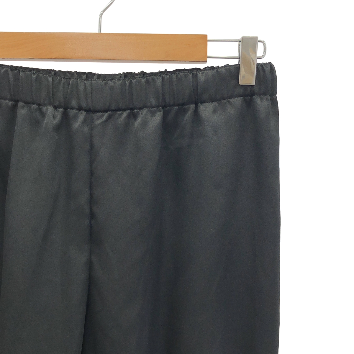 COMME des GARCONS COMME des GARCONS / コムコム ポリエステル スカラップ ドローストリング ウエストゴム イージーパンツ