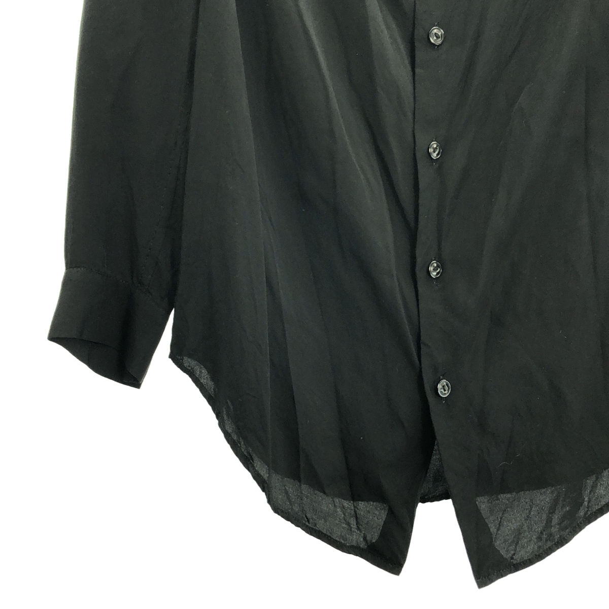 LIMI feu / リミフゥ レーヨン ビックカラー シャツ