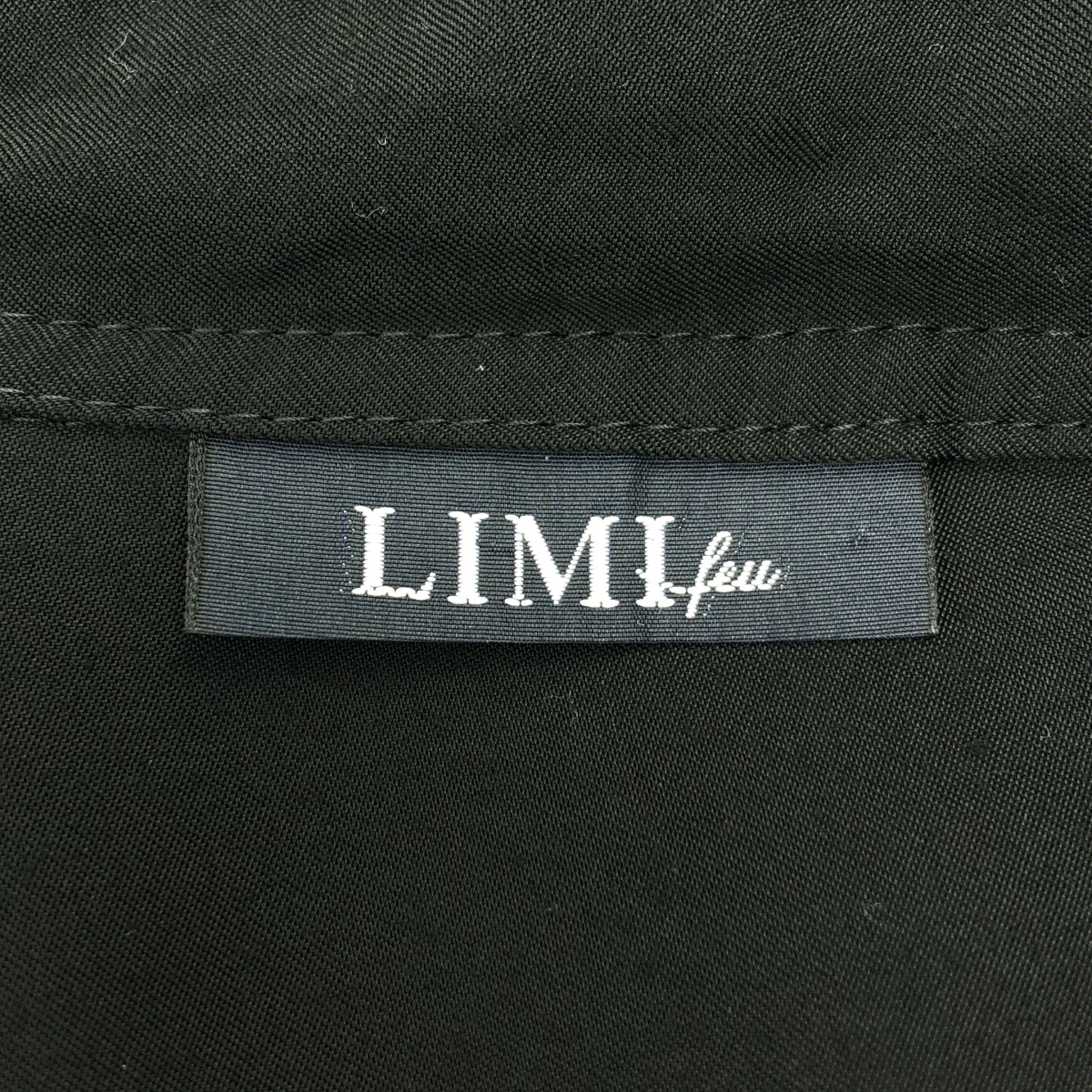 LIMI feu / リミフゥ レーヨン ビックカラー シャツ