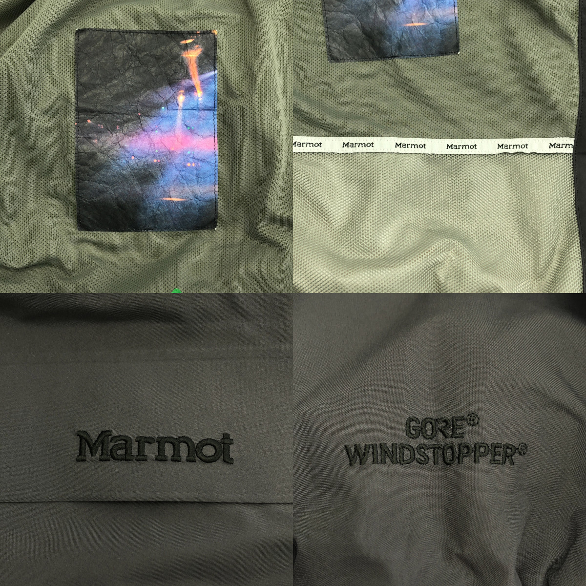 Vainl Archive / ヴァイナルアーカイブ MARMOT / マーモット ロゴ フルジップ ジャケット フーディ