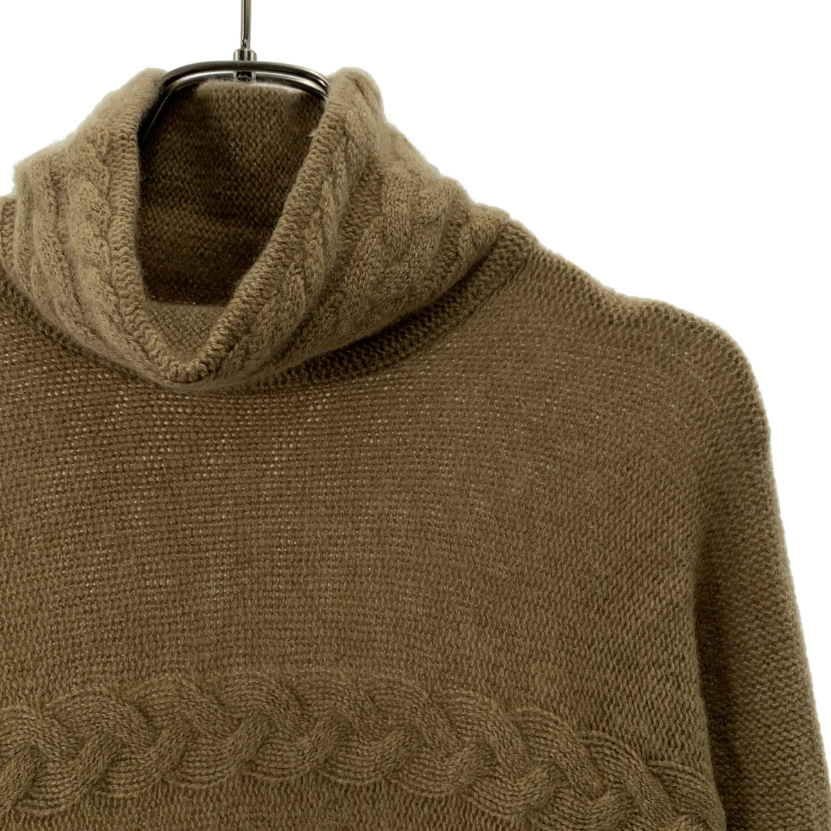 その他 カシミヤ ハイネック ケーブルニット