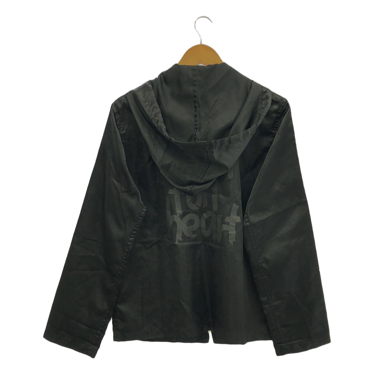 BLACK COMME des GARCONS / ブラックコムデギャルソン バックロゴ フーデッドジャケット