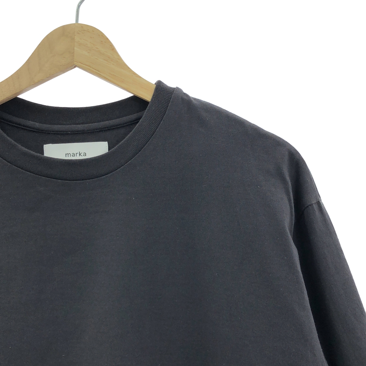 marka / マーカ CREW NECK L/S TEE / オーガニックコットン26G天竺 - クルーネック オーバーシルエット クルーネック カットソー