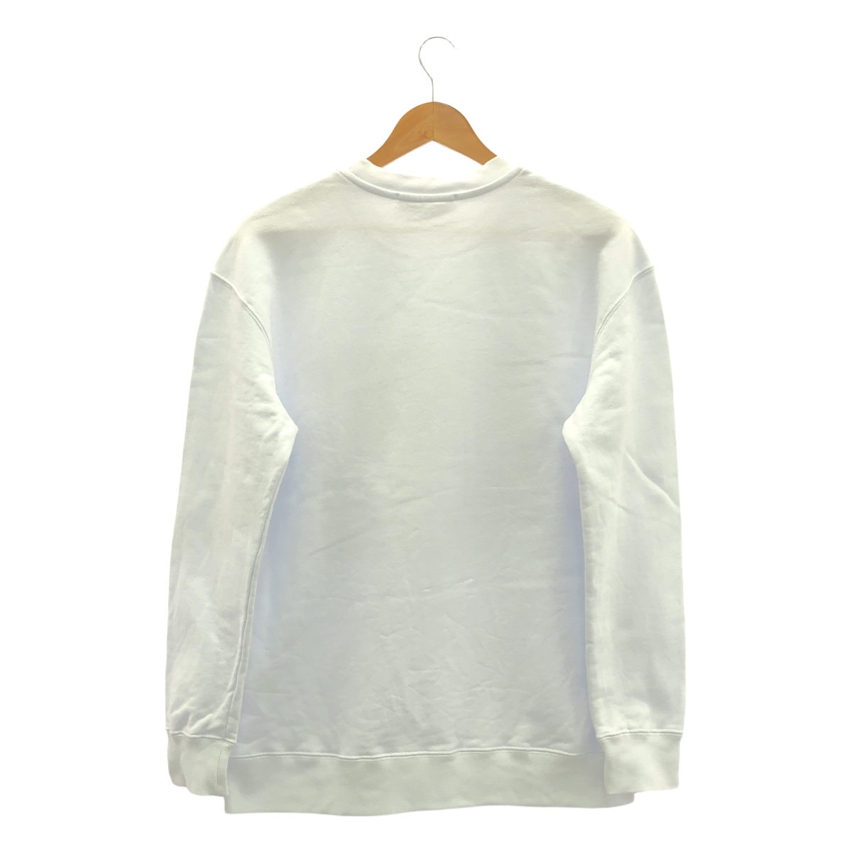 MSGM / エムエスジーエム キャット 猫 プリント ラメ加工 クルーネック スウェット プルオーバー