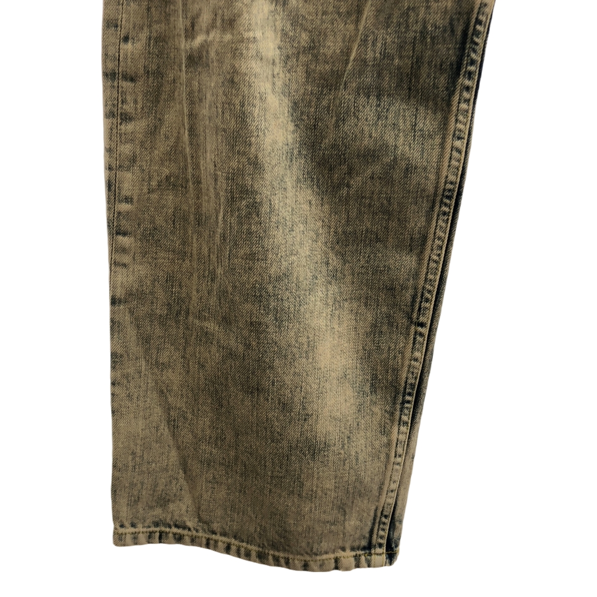 YOKE / ヨーク Bleach & Over Dye Denim Wide Straight 5P Pants / ブリーチ&オーバーダイデニムワイドストレート5Pパンツ / ユニセックス