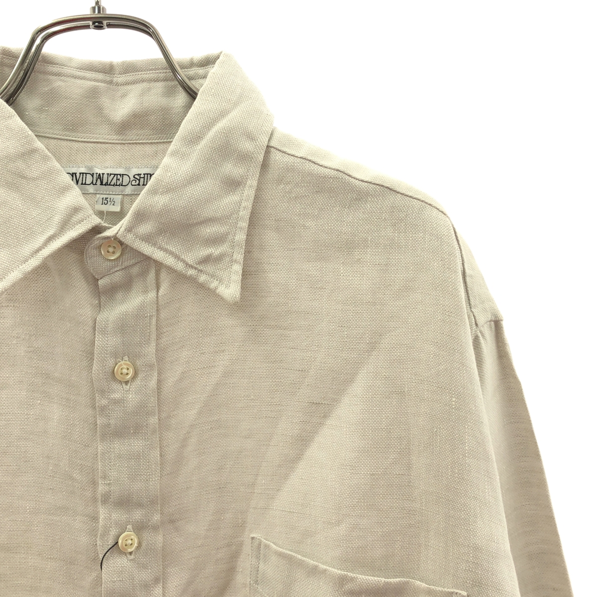 INDIVIDUALIZED SHIRTS / インディビジュアライズドシャツ リネン スタンダードシャツ