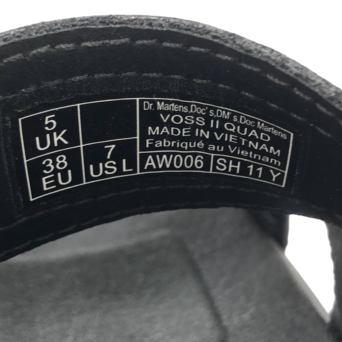 Dr.Martens / ドクターマーチン Voss II Quad / クロスストラップ プラットフォーム サンダル