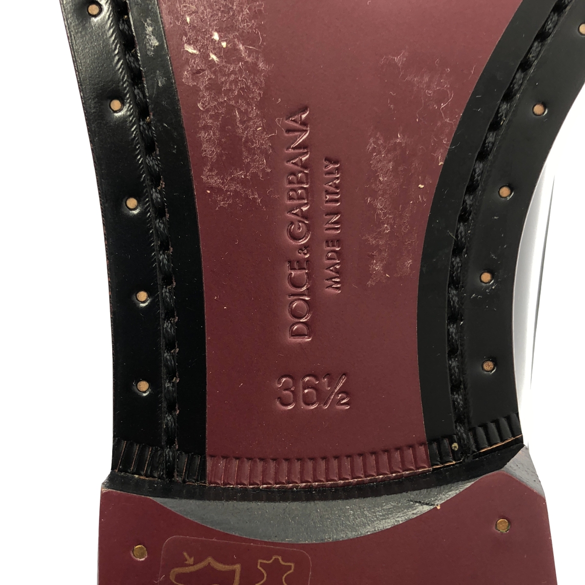 DOLCE&GABBANA / ドルチェ&ガッバーナドルガバ ビジュー ポインテッドトゥ レースアップ シューズ