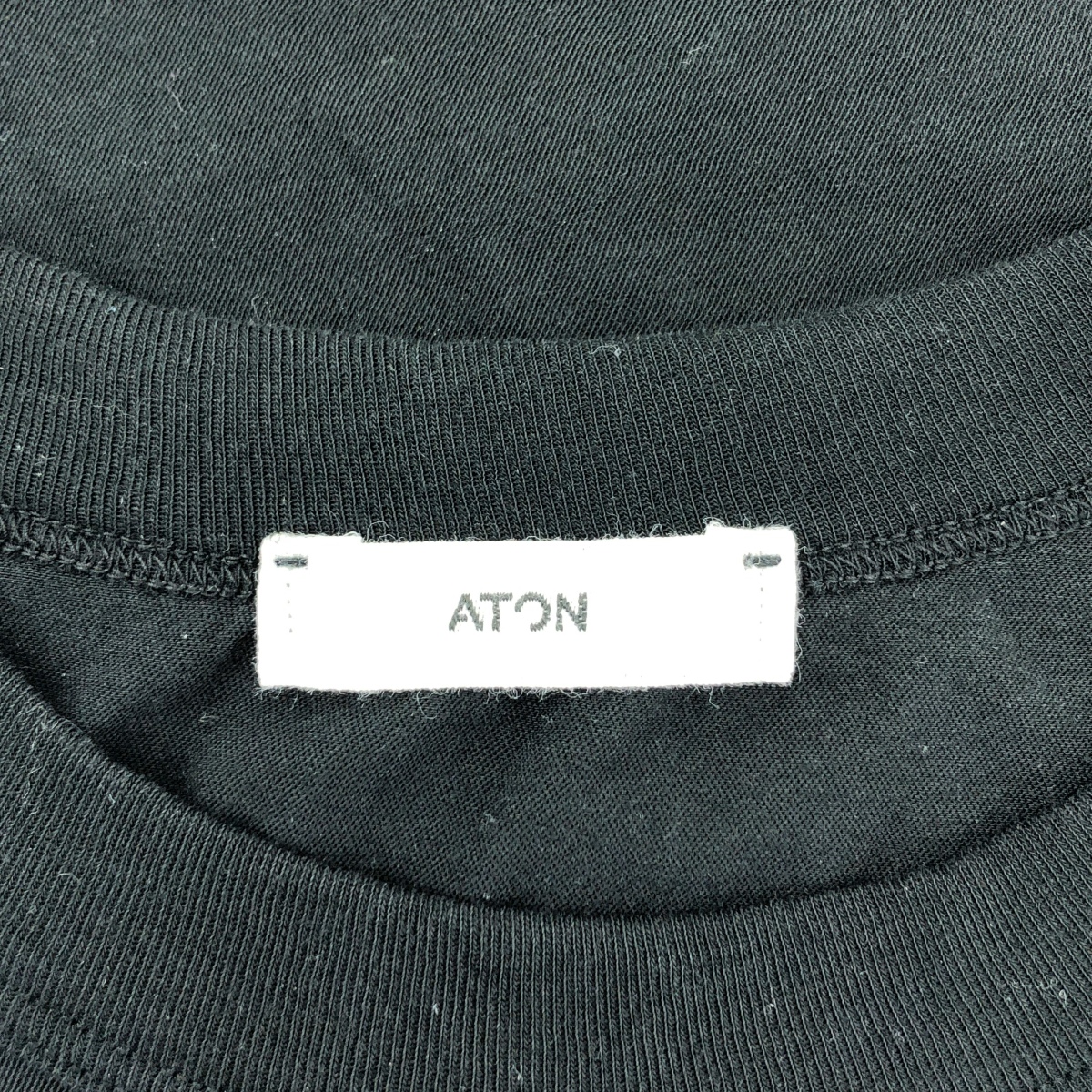 ATON / エイトン コットン ノースリーブ カットソー