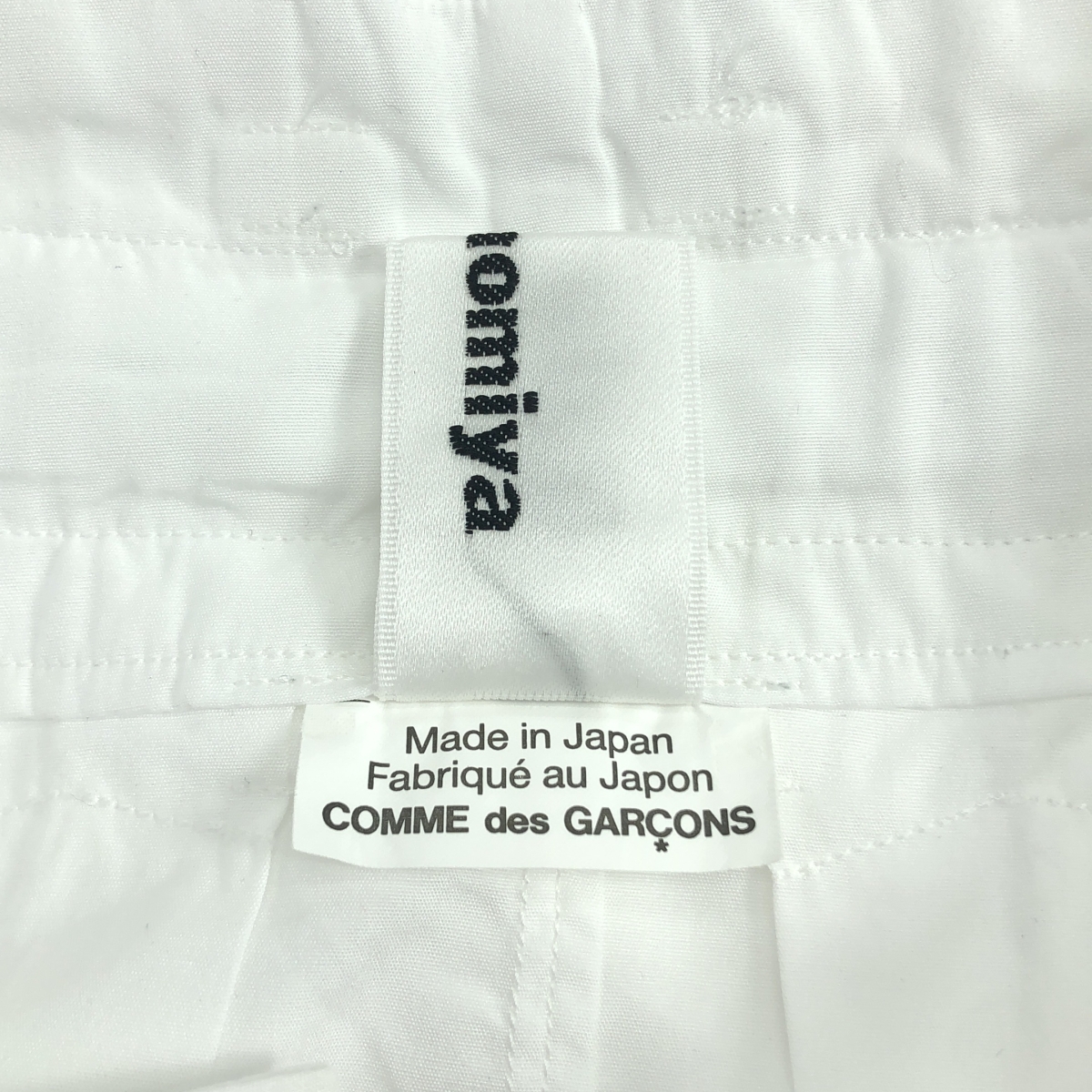 noir kei ninomiya / ノワールケイニノミヤ コットン 再構築 ノースリーブ シャツ