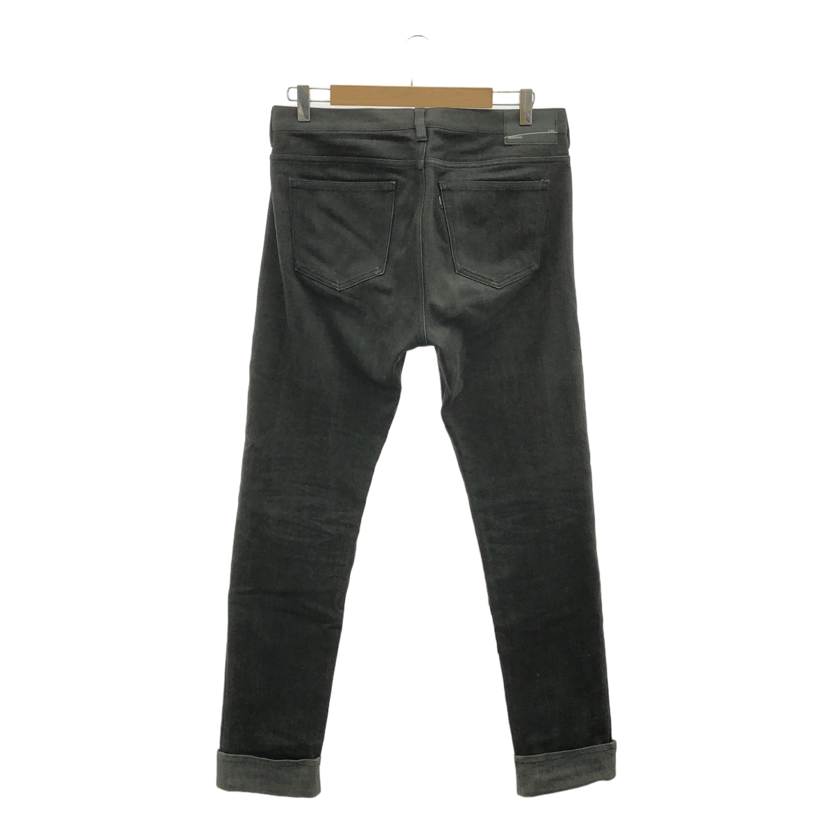 LAD MUSICIAN / ラッドミュージシャン STRETCH DENIM COMBINATION コンビネーション ストレッチ ブラックデニム パンツ