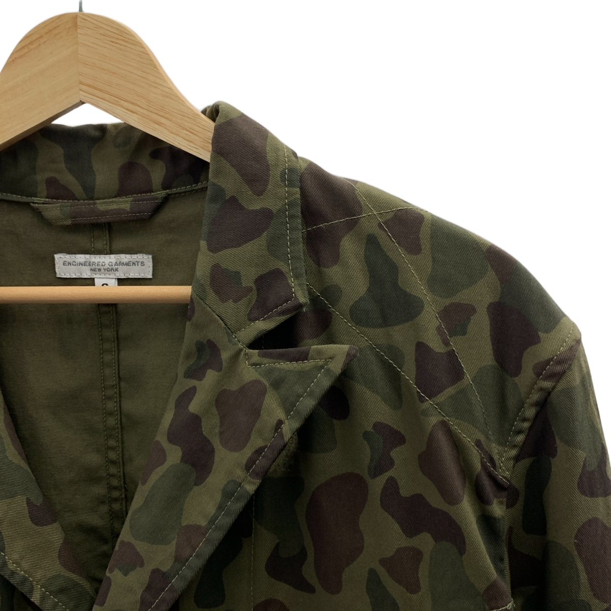 Engineered Garments / エンジニアドガーメンツ Bedford Jacket - 6.5oz Flat Twill Olive Camo ベッドフォードジャケット オリーブカモ 迷彩