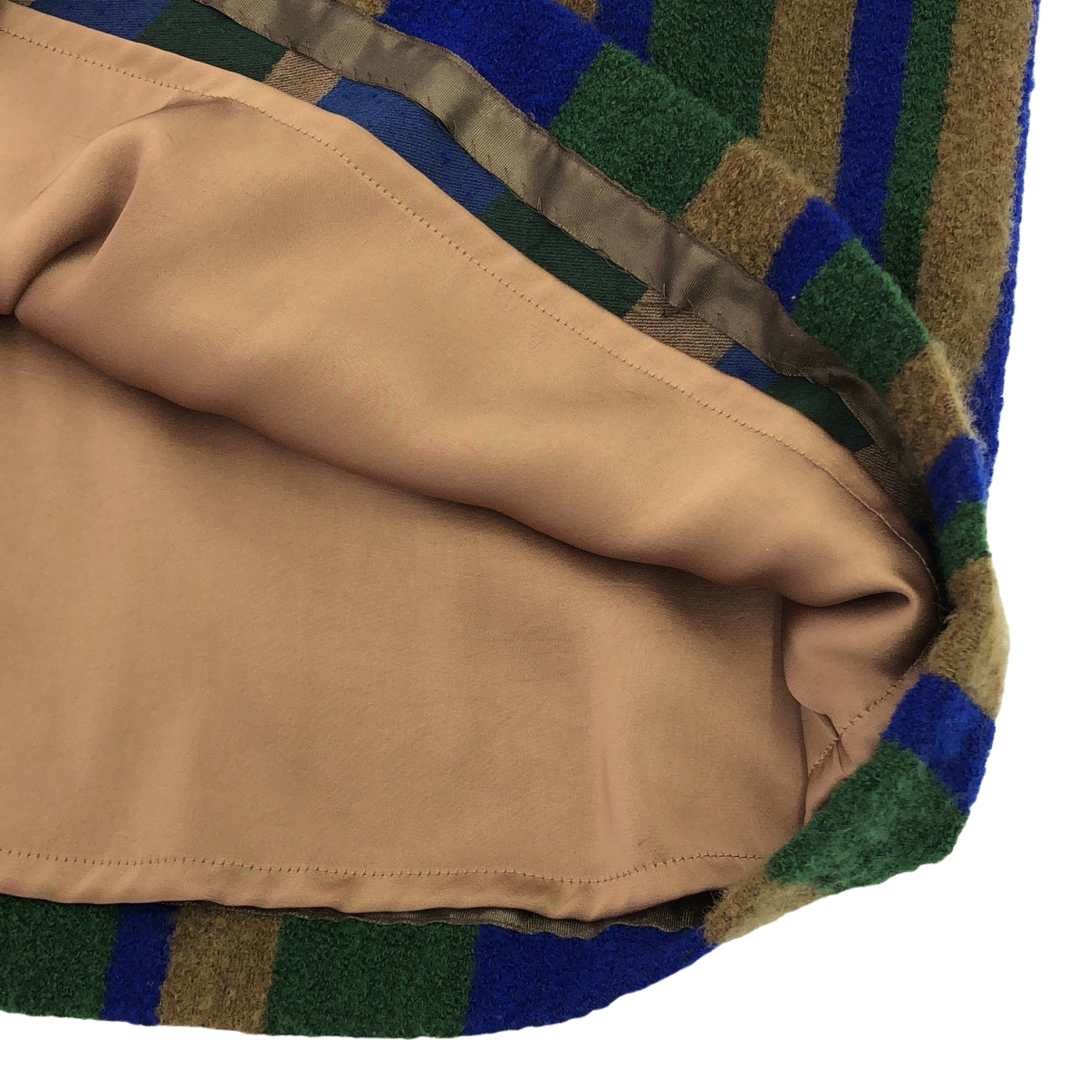 mina perhonen / ミナペルホネン multistripe / マルチストライプ ノースリーブ ワンピース / 総裏地