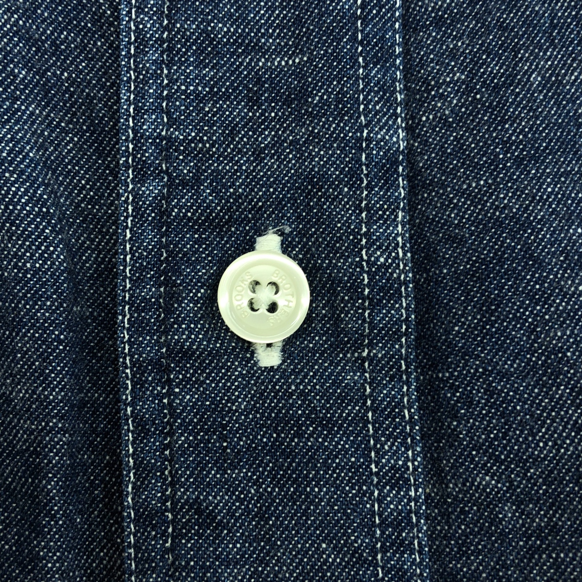 eye JUNYA WATANABE COMME des GARCONS MAN / アイジュンヤワタナベ マン × Brooks Brothers 異素材 切替 パッチ デニム シャツ