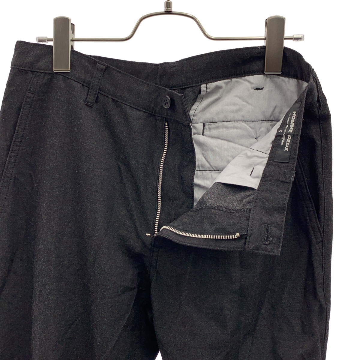 COMME des GARCONS HOMME DEUX / コムデギャルソンオムドゥ ウール ポリエステル 製品染め ストレートパンツ