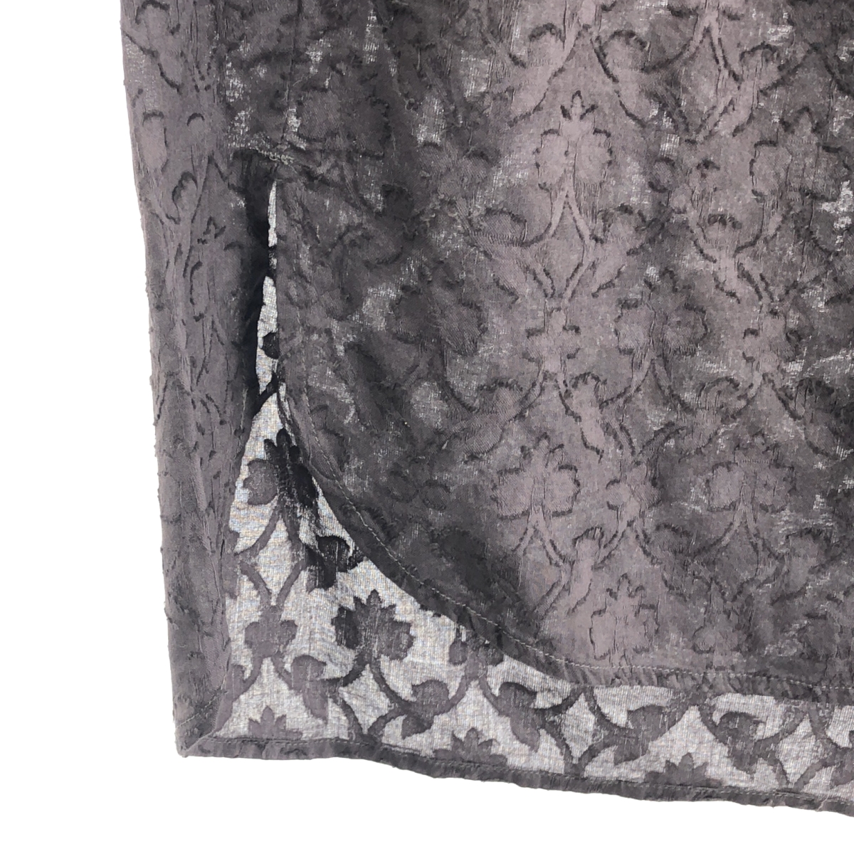 ne Quittez pas / ヌキテパ キーネック ノースリーブ コットン ブラウス