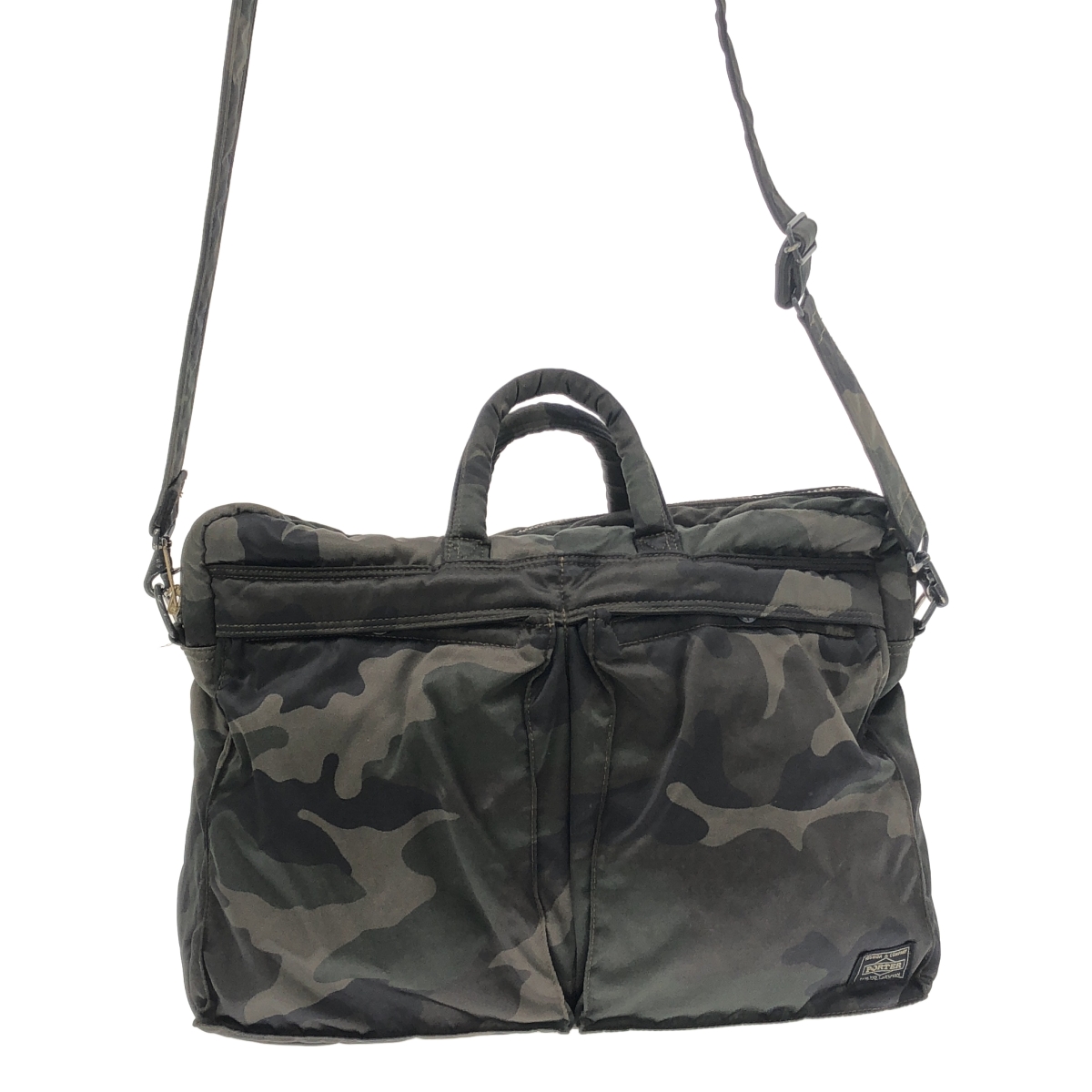 PORTER / ポーター LIMITED EDITION / 30th ANNIVERSARY BRIEF CASE TANKER / タンカー 総柄 迷彩 カモフラージュ 2way ショルダー付き ブリーフケース ハンドバッグ