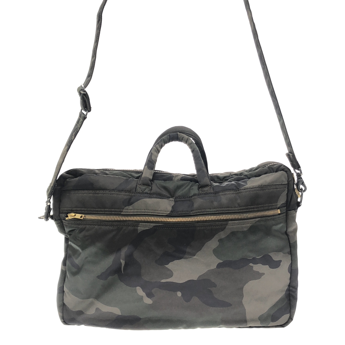 PORTER / ポーター LIMITED EDITION / 30th ANNIVERSARY BRIEF CASE TANKER / タンカー 総柄 迷彩 カモフラージュ 2way ショルダー付き ブリーフケース ハンドバッグ