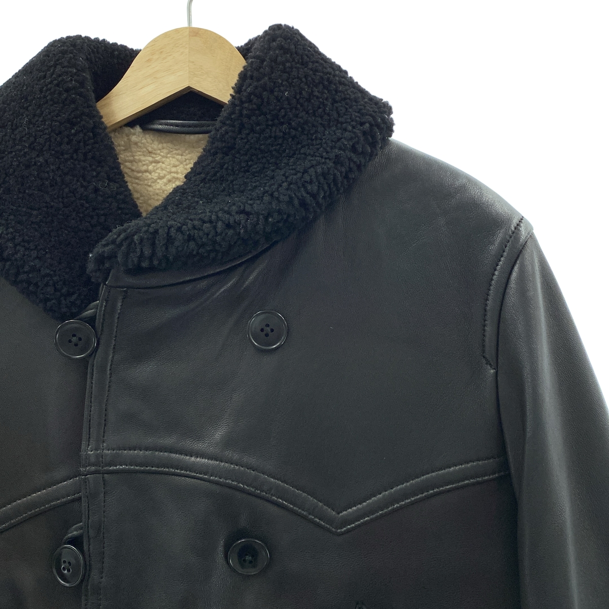 COMOLI / コモリ シープスキン ムートン カナディアンコート