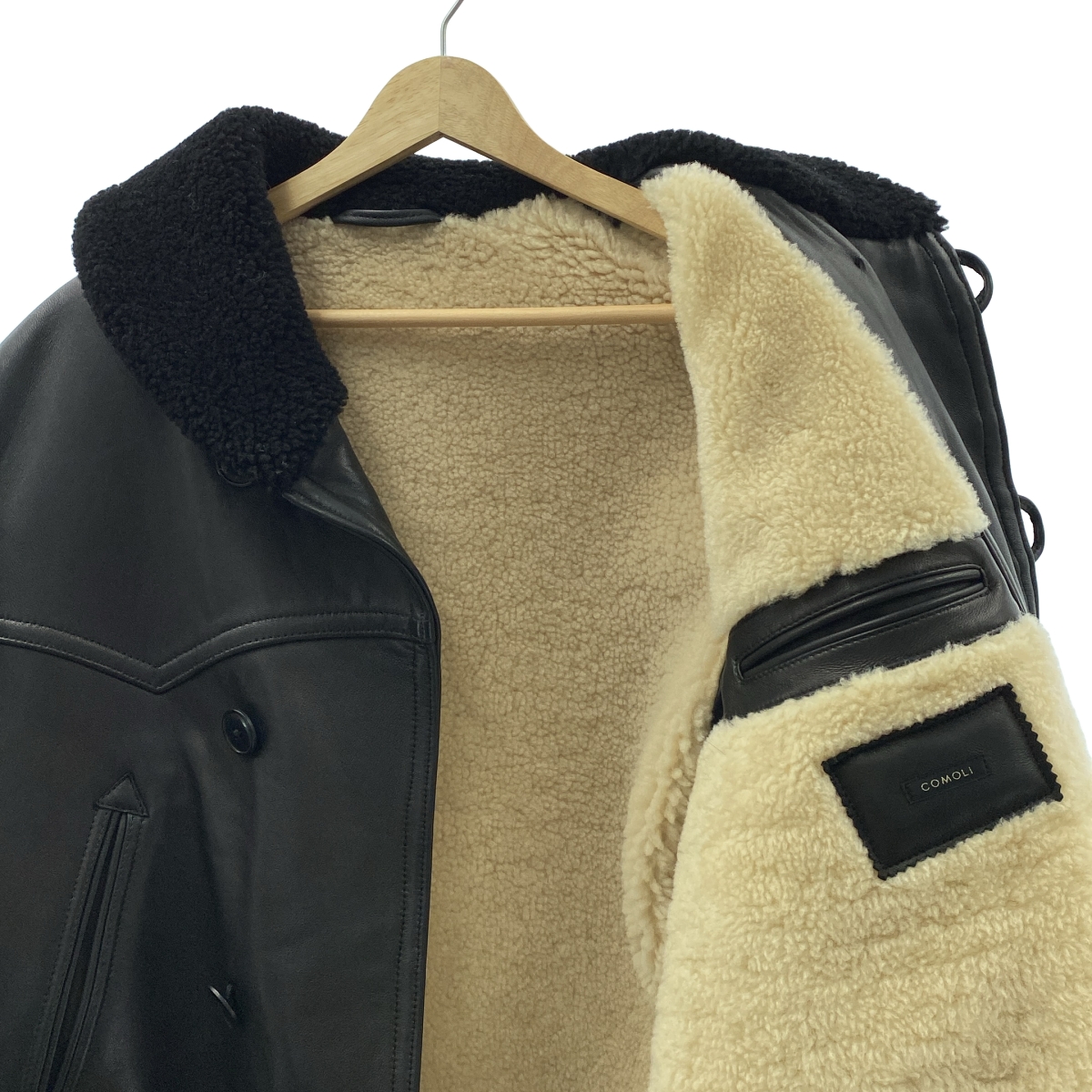 COMOLI / コモリ シープスキン ムートン カナディアンコート