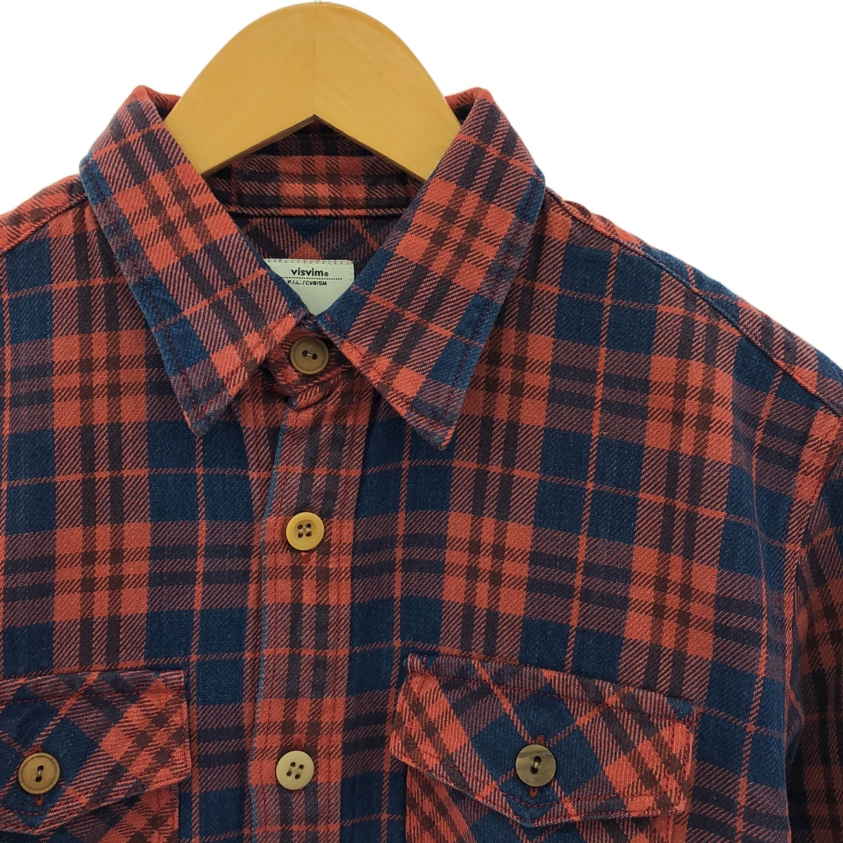 visvim / ビズビム BLACK ELK FLANNEL INDIGO CHECK ブラックエルク フランネル インディゴ チェック シャツ