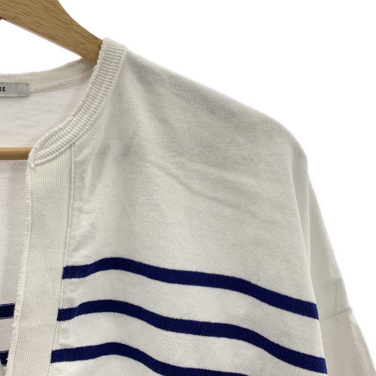 CLANE / クラネ WIDE HENRY NECK BORDER TOPS ワイドヘンリーネック ボーダー カットソー