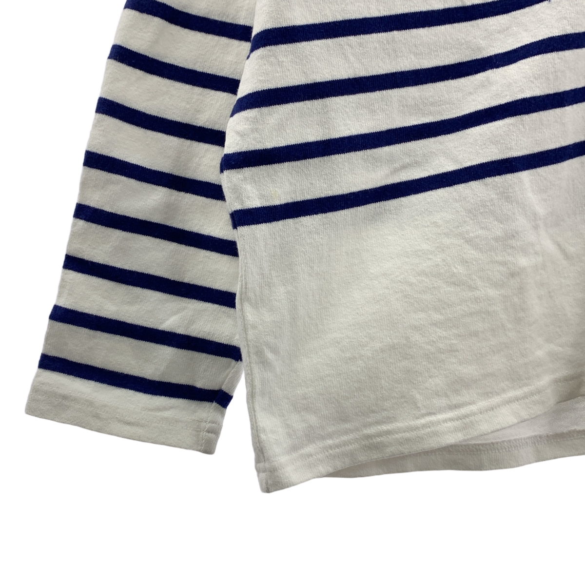 CLANE / クラネ WIDE HENRY NECK BORDER TOPS ワイドヘンリーネック ボーダー カットソー