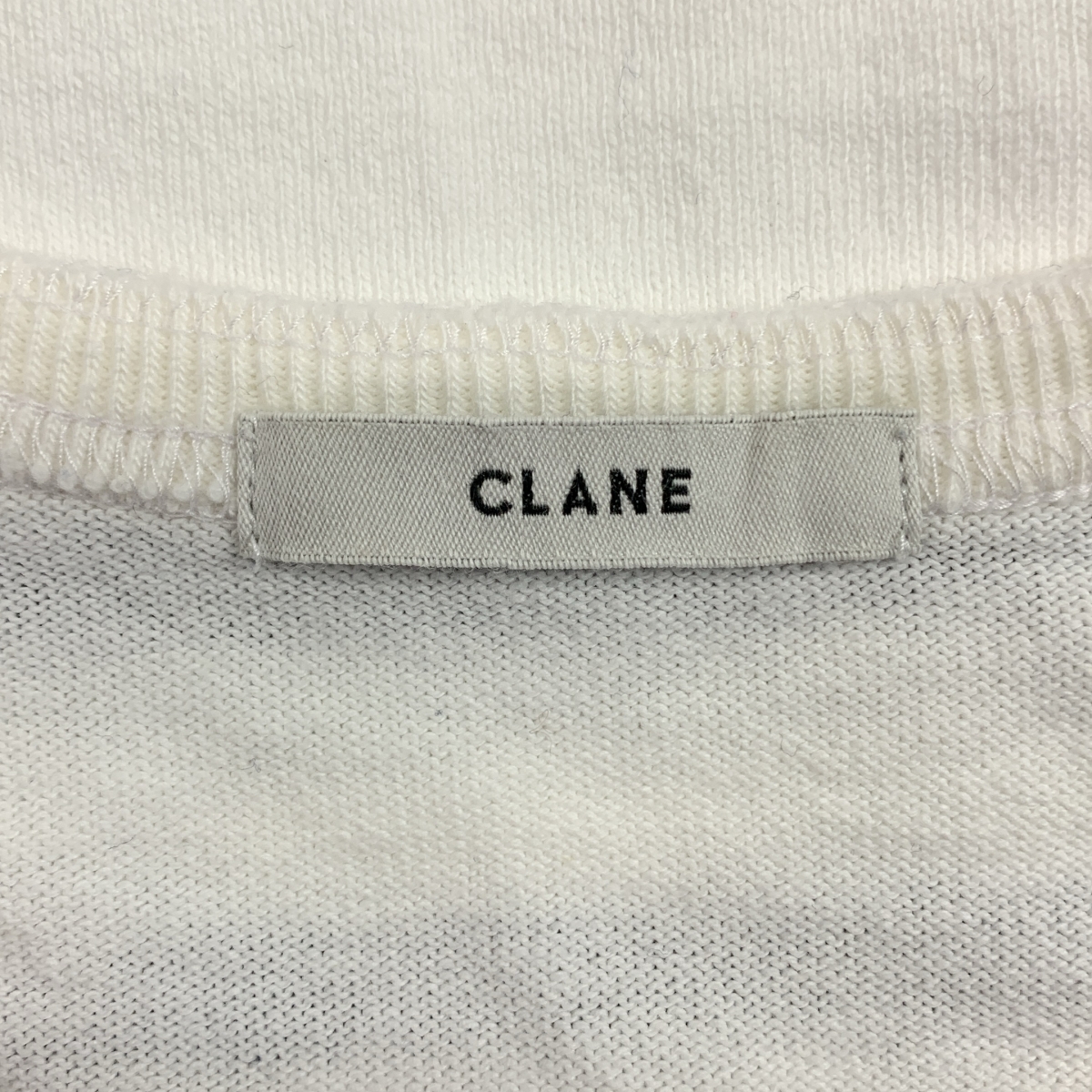 CLANE / クラネ WIDE HENRY NECK BORDER TOPS ワイドヘンリーネック ボーダー カットソー
