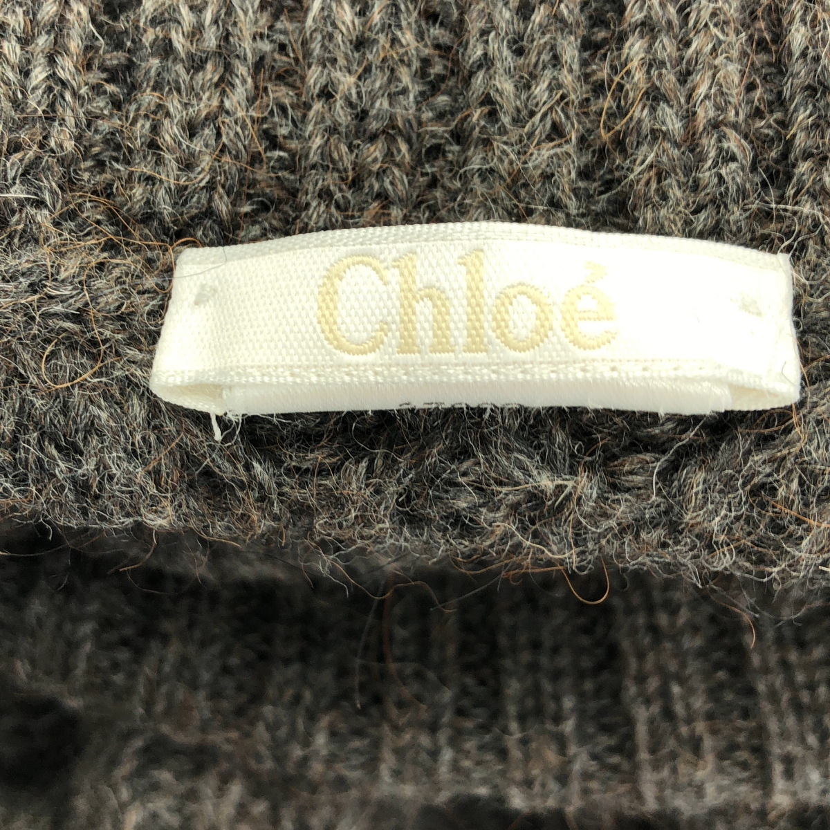 Chloe / クロエ アルパカ混 タートル ロング ニット