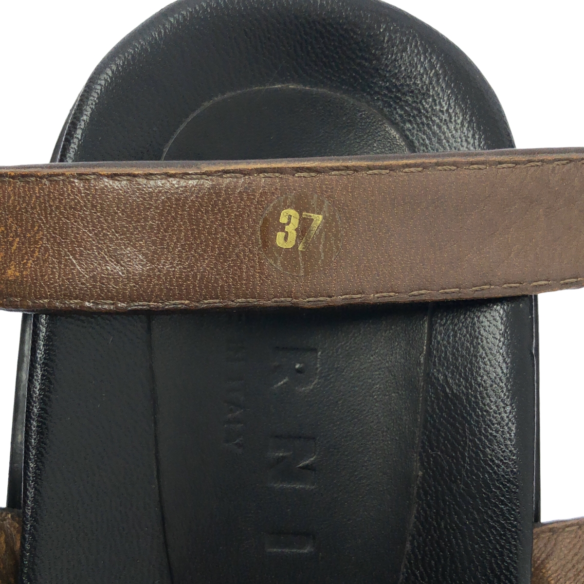 MARNI / マルニ アンクルストラップ リボン レザーサンダル