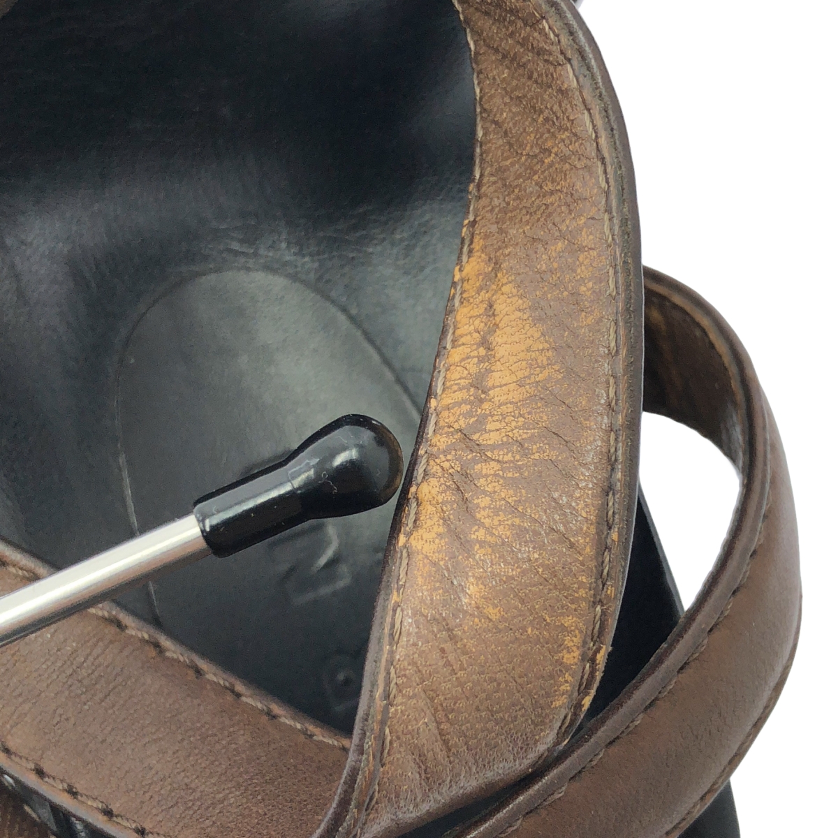 MARNI / マルニ アンクルストラップ リボン レザーサンダル