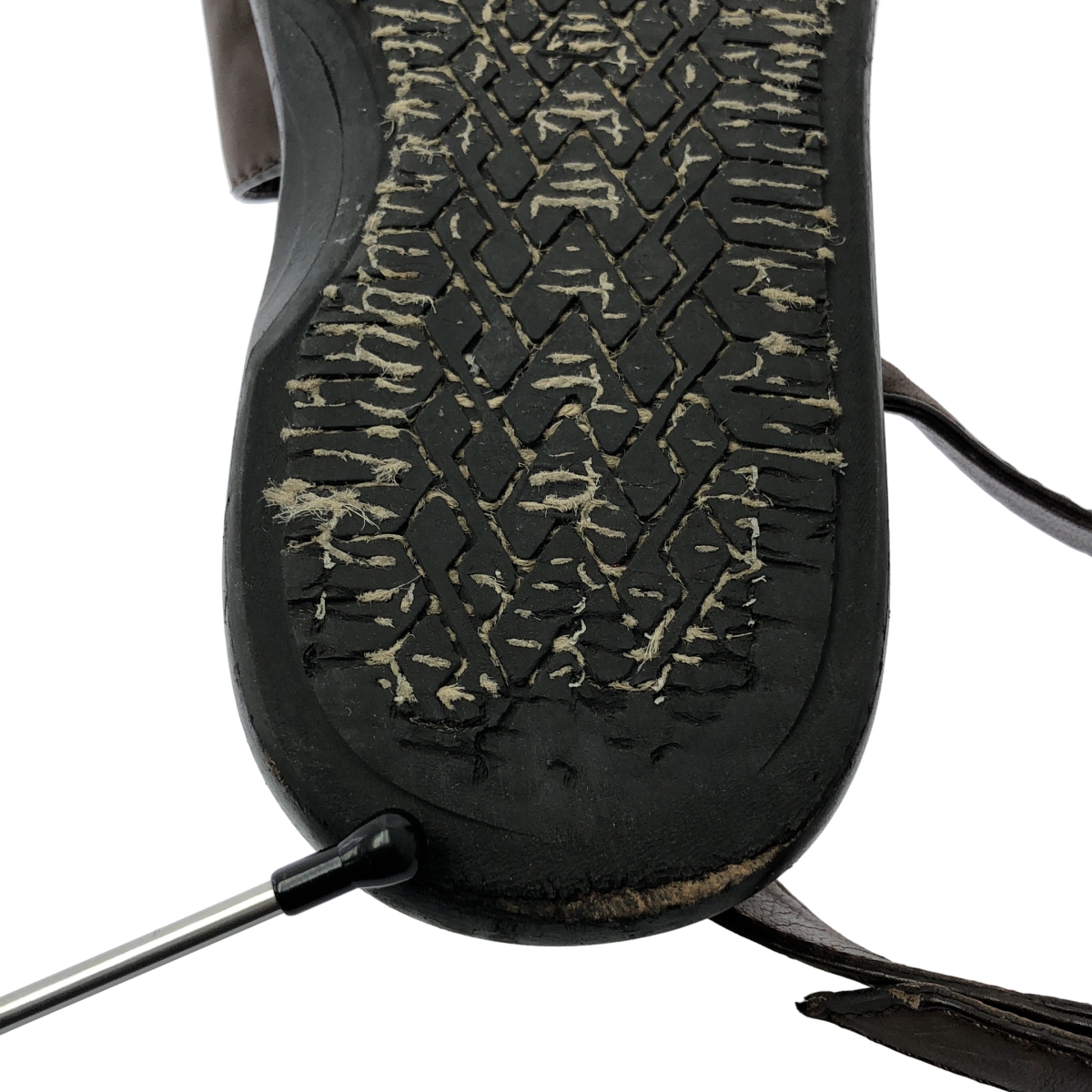 MARNI / マルニ アンクルストラップ リボン レザーサンダル