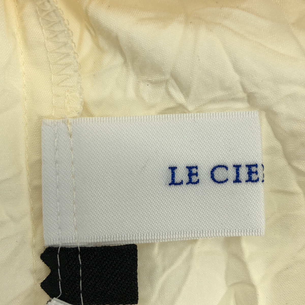 LE CIEL BLEU / ルシェルブルー Crinkle Open Collar Shirt オープンカラーシャツ