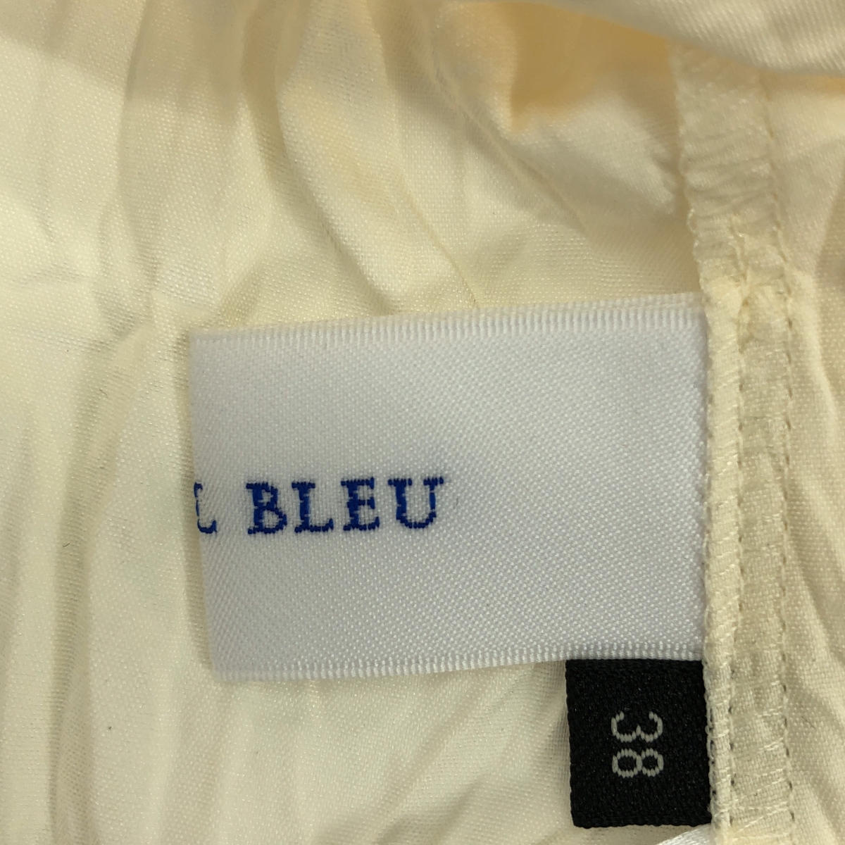 LE CIEL BLEU / ルシェルブルー Crinkle Open Collar Shirt オープンカラーシャツ