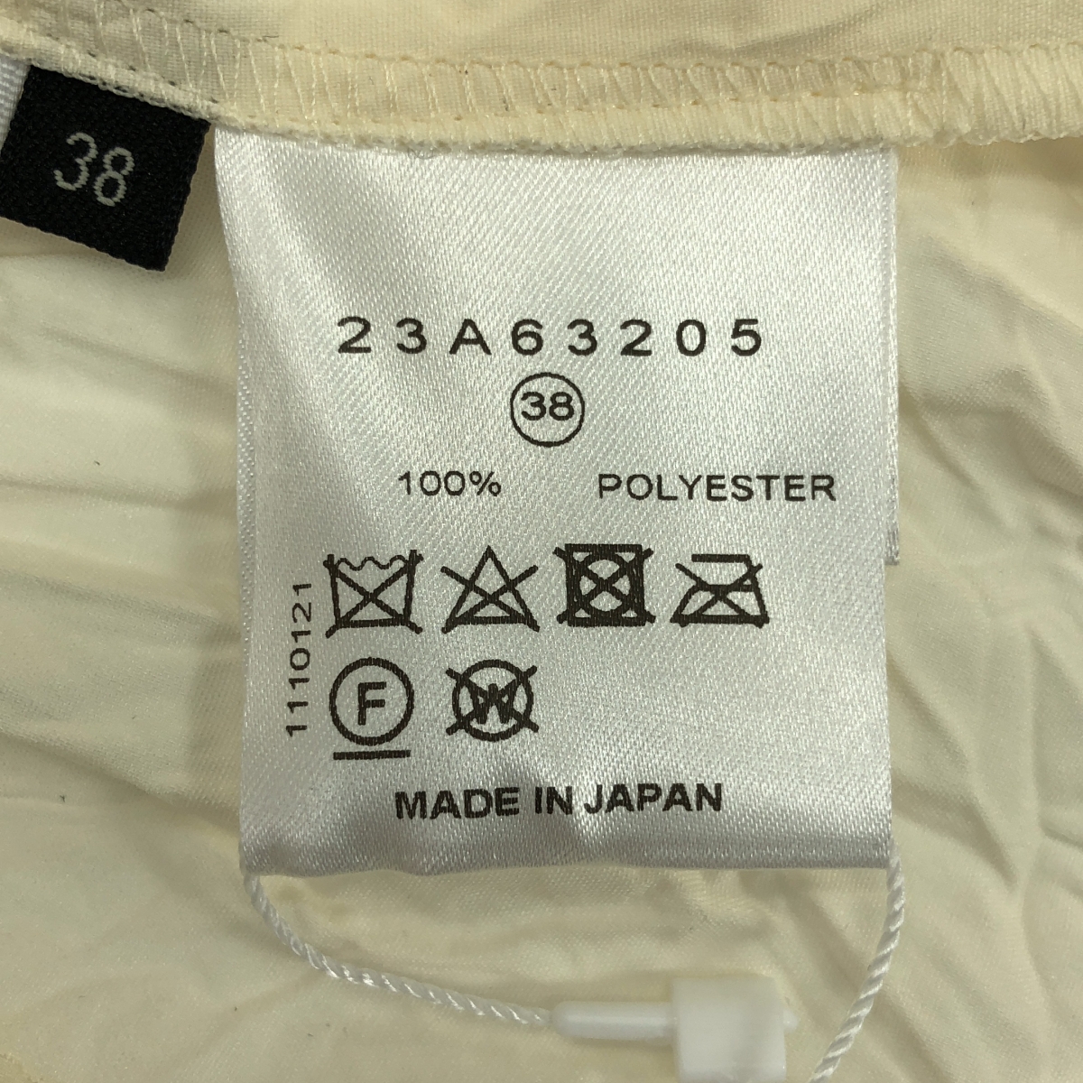 LE CIEL BLEU / ルシェルブルー Crinkle Open Collar Shirt オープンカラーシャツ