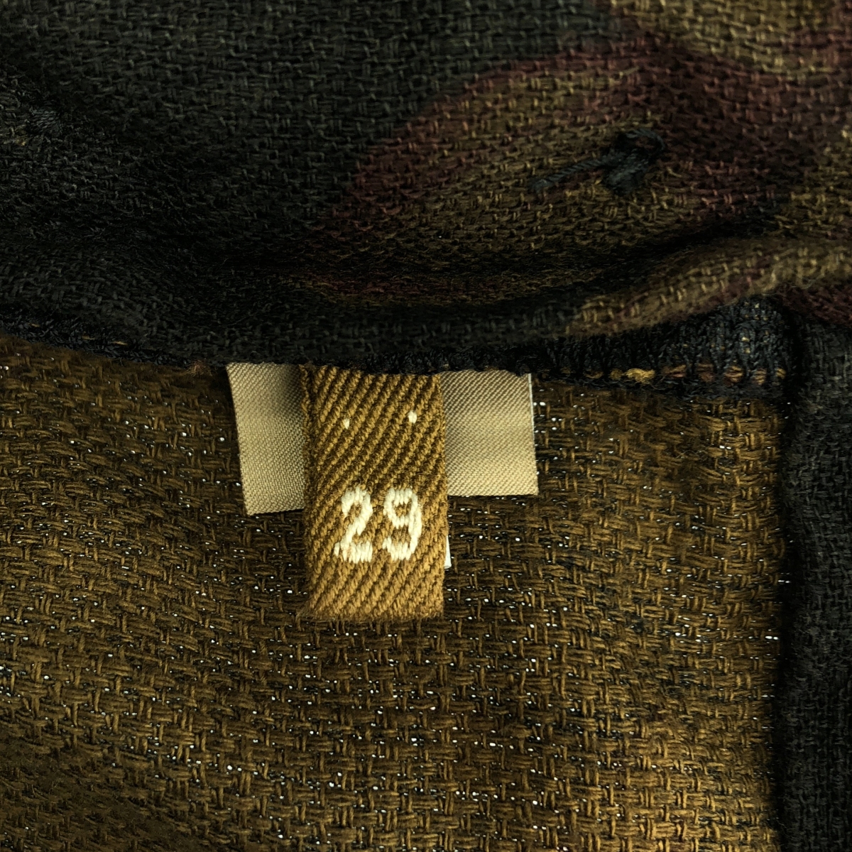 INCOTEX SLACKS / インコテックススラックス 総柄 ドローストリング パンツ