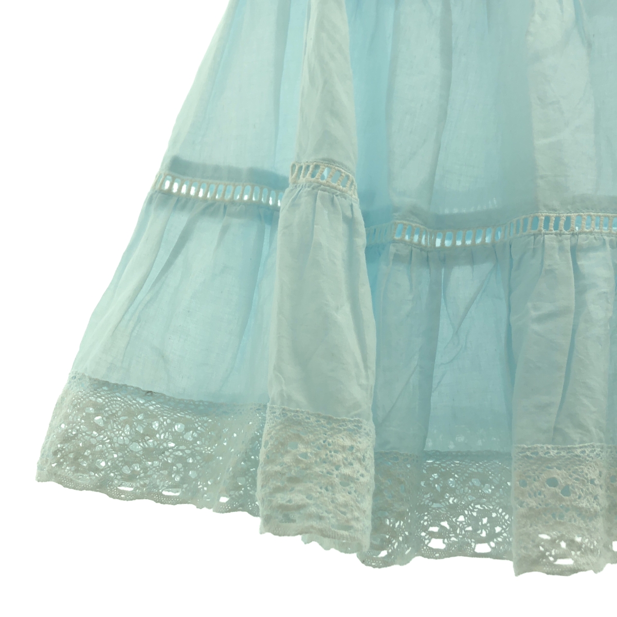 CASA FLINE / カーサフライン オーガニックコットンレーススカート