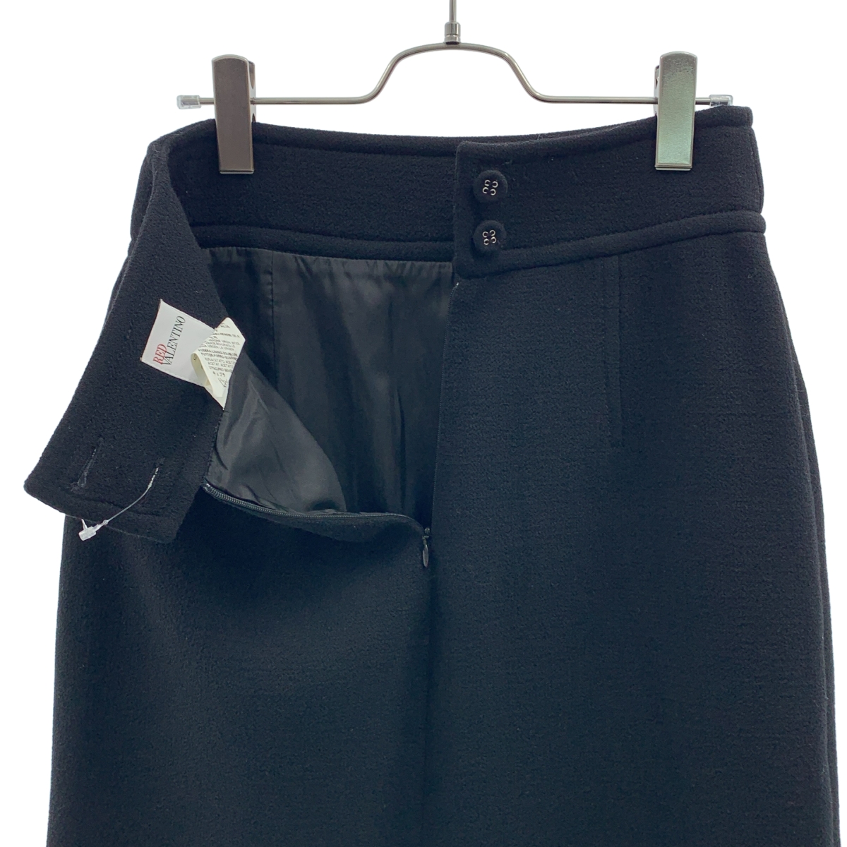 RED VALENTINO / レッドヴァレンティノ ダブルポケット バックジップ スカート